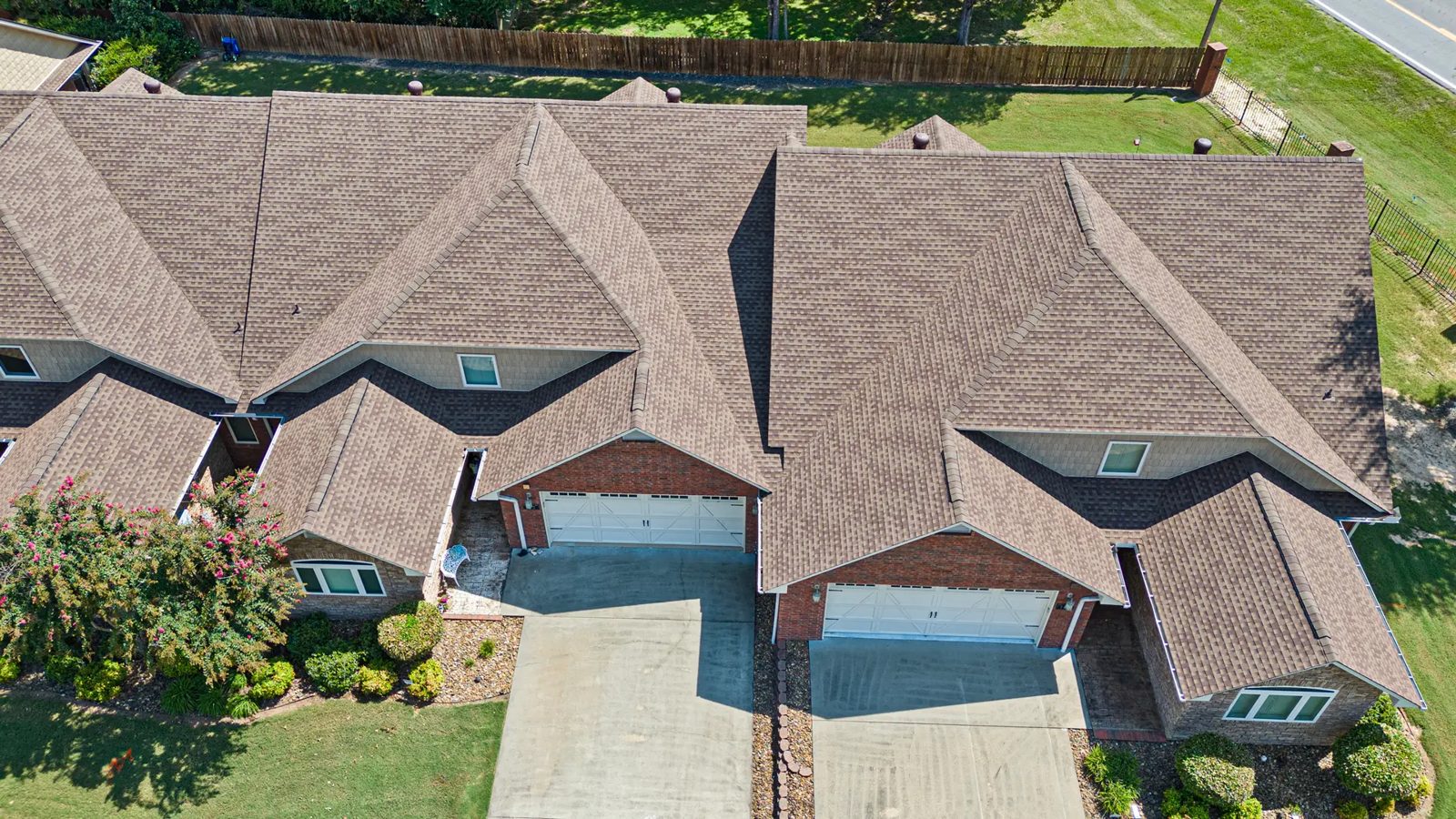A finished roof by Miller Roofing Company near Russellville